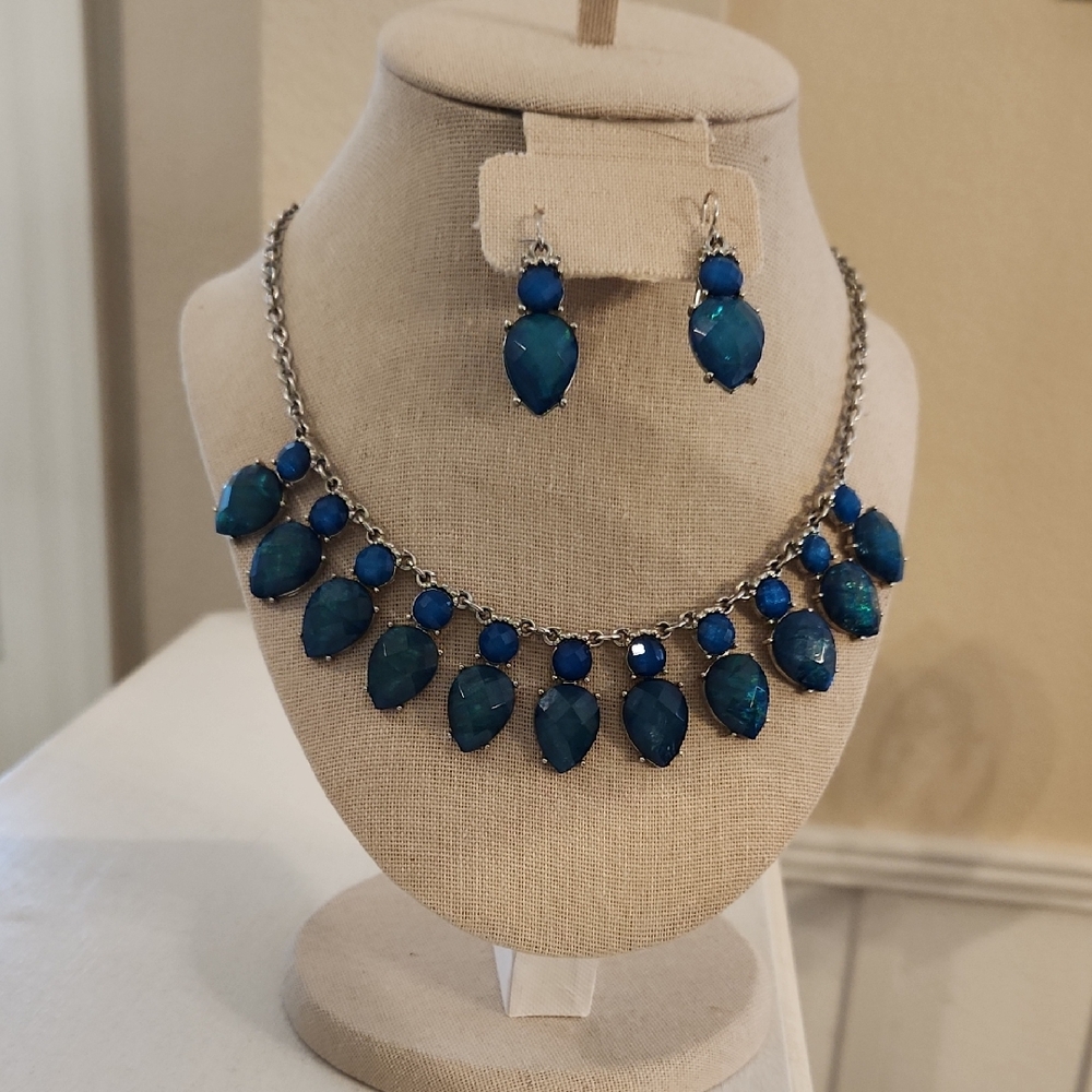 C/MEO Collective Blue Teardrop Necklace